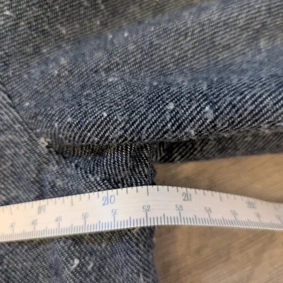 Men's RVCA Blue Flannel Button-Up - Picture 6 of 7